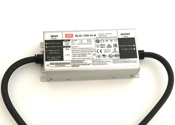 Alimentazione elettrica di CC Constant Current LED di CA di Meanwell 100 watt di XLG-100-H-A IP67