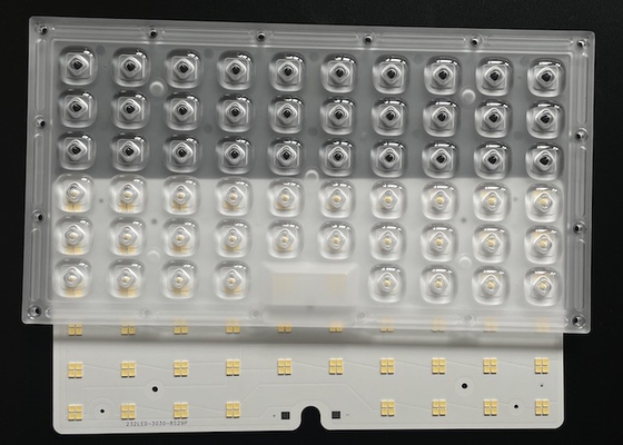 comprare 200W 3030 SMD LED Modulo TYPE5 Lens 150 gradi Grande Angolo per illuminazione stradale fabbricazione online
