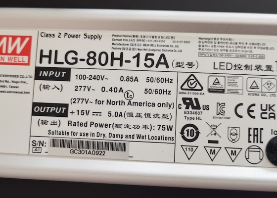 comprare Meanwell Driver Serie HLG 40W 60W 80W 100W 120W 150W 185W Driver impermeabile IP65 IP67 12V 15V 24V 36V 48V 56V fabbricazione online