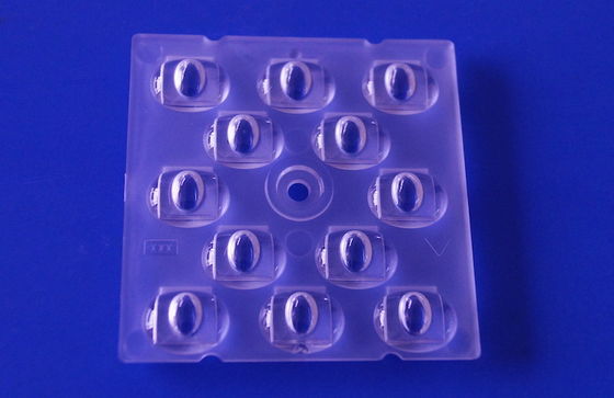 12 IN 1 Optical PC LED Lens Array TYPE3 3030 SMD Lens for LED Street lamp