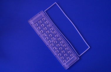 comprare lente asimmetrica dell'iluminazione pubblica del PC LED di grado di 3X12 140x70 per 1w 3030SMD LED 140-150LM/W fabbricazione online