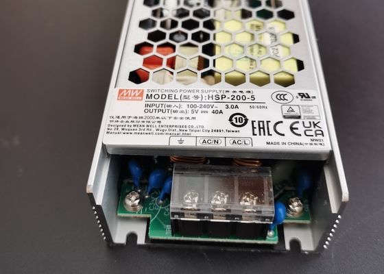 3 Years Warranty 200W LED Driver HSP-200-5 40A 5V Single Output With PFC Function Meanwell