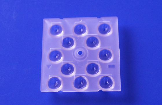 Large Angle SMD 3030 Led Lamp Lens Optical Street Light TYPE IV-S Degree 50mm