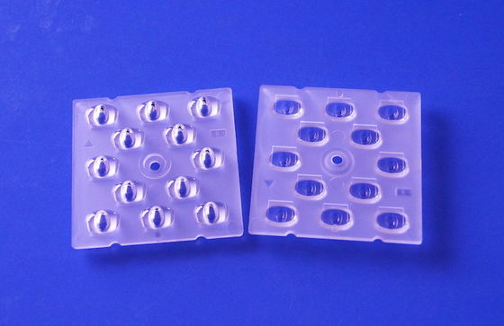 TYPE 2 12 IN 1 LENS For 3030 SMD 50X50mm Streetlight Lens For Flexible Assembly