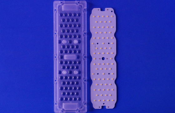 90 Degree 72W Solar Street Lighting Module Led Optics Lenses Small Footprint