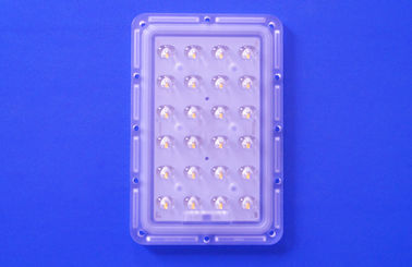 comprare 24 lenti ottiche principali asimmetriche dell'iluminazione pubblica di grado dei punti 145x75 con il modulo del PWB 3535 fabbricazione online