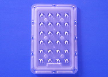 comprare Lente ottica di plastica 24W XPG3 dello stampaggio ad iniezione di 3535 SMD LED per iluminazione pubblica asimmetrica fabbricazione online