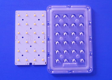 comprare lente asimmetrica solare del modulo 3X8 del PWB di 12V 24V LED con il bordo che salda XTE XPG LED fabbricazione online