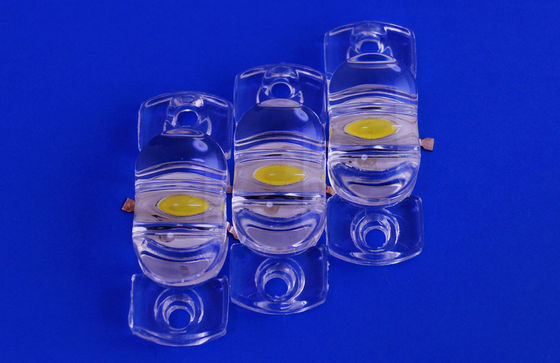 PMMA or PC Optic 1W / 3W Led Street light Lens with 120 x 45 degree