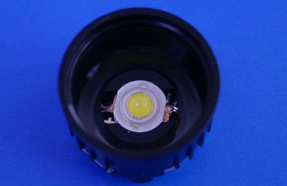 Aspheric Optical PMMA Led Lens with black holder for Led Spot light