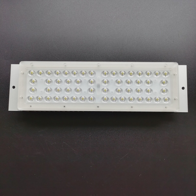 56 W SMD 3030 PC Led Light Lens , Led Street Light Lens For Led Road Lamp
