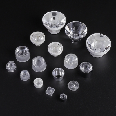 comprare 15mm chiaro PMMA ha condotto la lente del collimatore, lente leggera principale per la torcia Led fabbricazione online