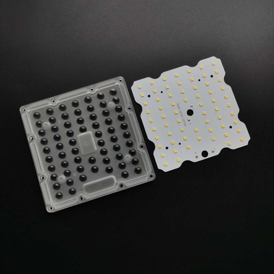 comprare 150lm/w 50w SMD3030 Quadrato LED Modulo Led Street Light Lens Per Led Street Light fabbricazione online