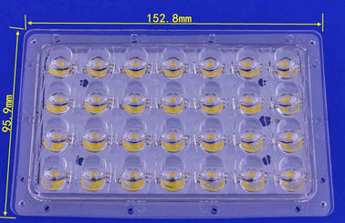 comprare Matrice della lente di Bridgelux LED LED della lega per saldatura del PWB per la lampada di via 28W fabbricazione online