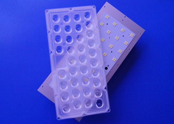 3030SMD 150mA LED Street Light Module 100x140 Degree PCB Board Wide Angle Lens