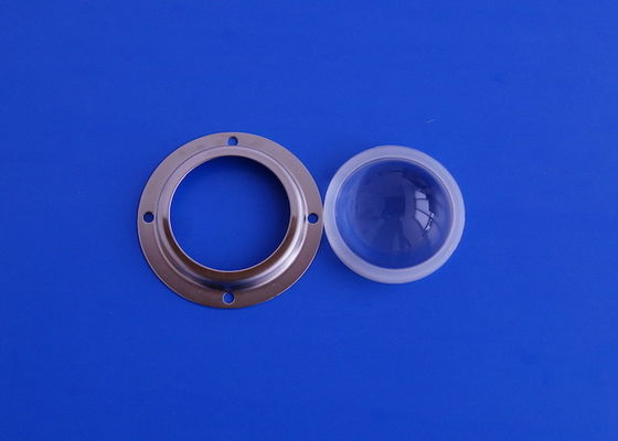 50mm Dia COB Glass Lens 28mm Height For 10w 20w 30w LED