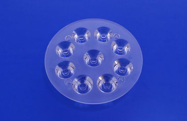 comprare 9 x 1w Bridgelux hanno condotto la lente ottica, riflettore principale con il bordo del PWB fabbricazione online
