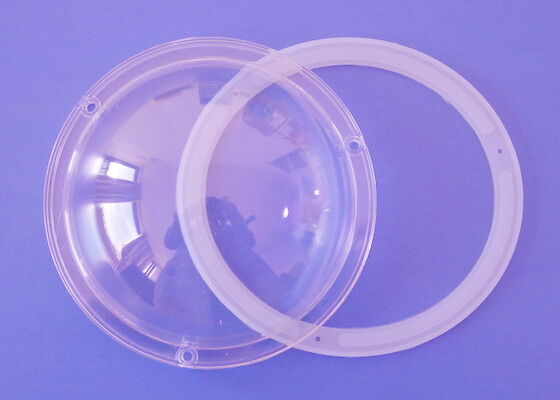 comprare copertura di plastica trasparente 168MM Dia With Gasket di 200W 300W LED fabbricazione online