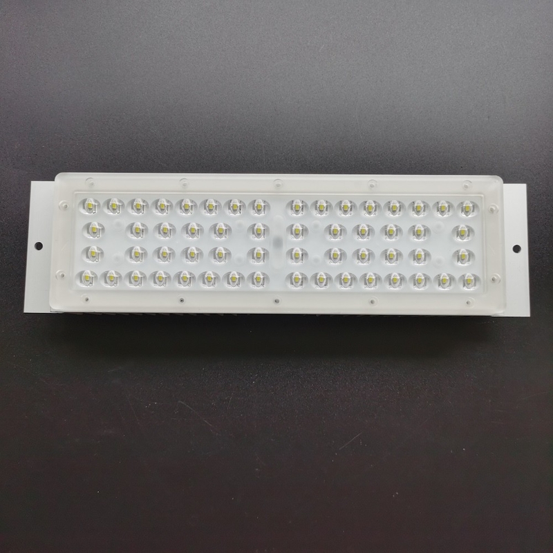 56 W SMD 3030 PC Led Light Lens , Led Street Light Lens For Led Road Lamp