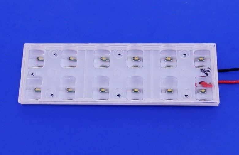 12W Led Street Light Lens For Led Lamp , Higher Lumen PMMA Lens