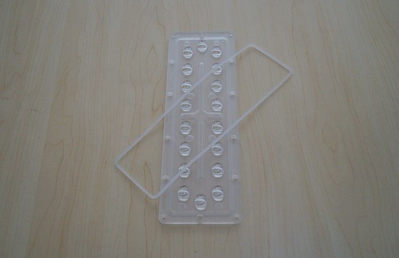 optical PC Led Reflector Lens Array For Road Lamp 154 X 79 Degree