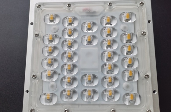 50W SMD 5050 Componenti di illuminazione stradale a Led, Lenti a Led 236x70mm 130x130mm