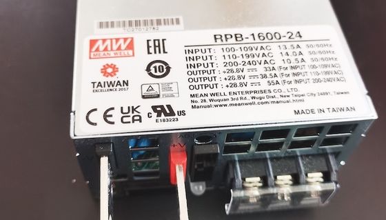 Driver LED CA CC originale MEAN WELL RPB-1600-24 24 V 1600 W 92,5% ad alta efficienza