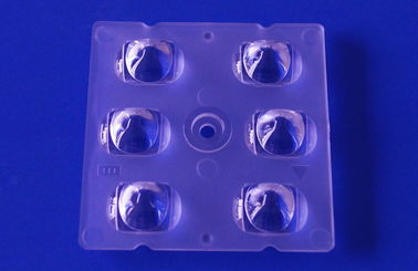 6 in 1 con 5050 il modello del fascio del tipo di matrice III della lente del PC LED per le iluminazioni pubbliche