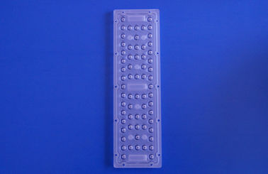 La materia plastica della lente 250*74mm di TYPE3 64pcs 3030 LED ha condotto la matrice della lente dell'iluminazione pubblica