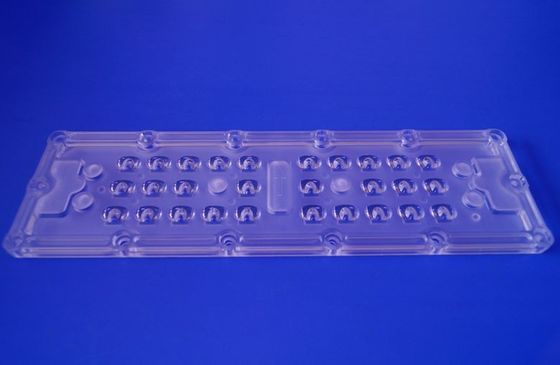 Array di lenti LED SMD 5050 personalizzato 28 in 1 con angolo di fascio 80x150 gradi per lampione stradale