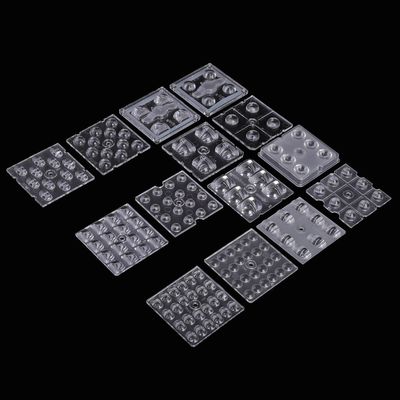 Lenti ottiche a LED PMMA da 50x50 mm con angolazioni di visione multiple per luci stradali e alluvionali