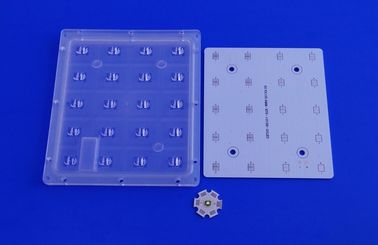 20W ha condotto la lente dell'iluminazione pubblica di matrice LED della lente per la sostituzione leggera