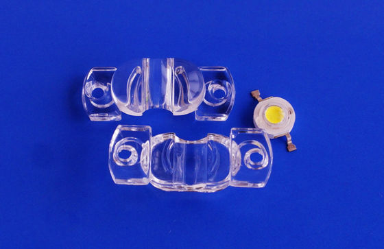 PMMA or PC Optic 1W / 3W Led Street light Lens with 120 x 45 degree