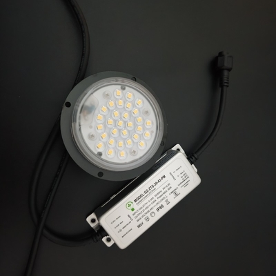 20w 30w 3000k rotondo modulo a led nero dissipatore di calore lente a 90 gradi per LED Post-Top Light