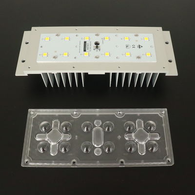 Modulo per illuminazione stradale a LED SMD da 12–50 W 5050 con angolo del fascio di 145x70 gradi e dissipatore di calore in alluminio integrato per illuminazione stradale e industriale
