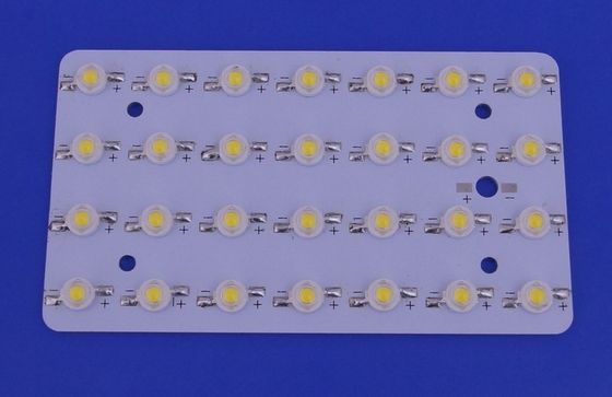 Modulo di schede PCB LED SMD in alluminio da 28W con angolo di fascio di 90x120 gradi per illuminazione stradale