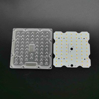 Lente ottica PC 130x130mm e scheda PCB LED SMD 3030 per modulo luce LED da 50W