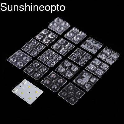 Lenti ottiche a LED da 50x50 mm con angolazioni di visione multiple per luci stradali e alluvionali