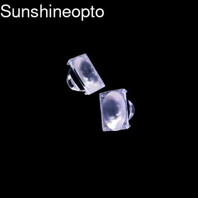 Angolo di raggio di 10 gradi 22 mm di diametro Lente ottica a LED con PMMA di grado ottico per luci luminose esterne