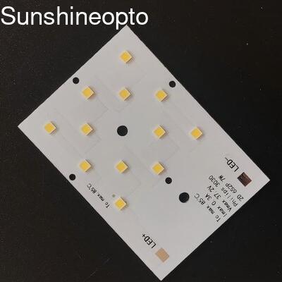 Scheda PCB personalizzata 12 in 1 SMD 3030 LED per luce stradale, luce di inondazione, carreggiata, autostrada, tunnel da giardino