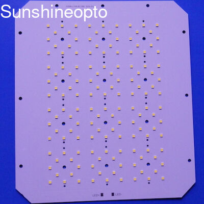 Scheda PCB personalizzata da 120 W 144 punti 3030 SMD con lente LED 50x50 mm