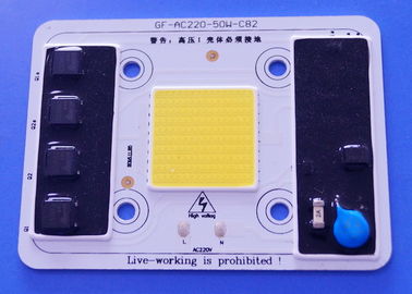 Approvazione bianca Driverless di colore della PANNOCCHIA LED 5000-5500LM di alto potere di AC220V 50W