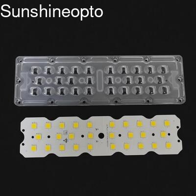 7070 SMD LED Street Light Module con angolo di fascio di 158x103 gradi e 5050 SMD LED Chip per illuminazione stradale da 50W-120W