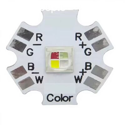 Chip LED ad alta potenza RGBW da 10 W per illuminazione scenica Produttore di emettitori LED RGBW a fascio largo 120°