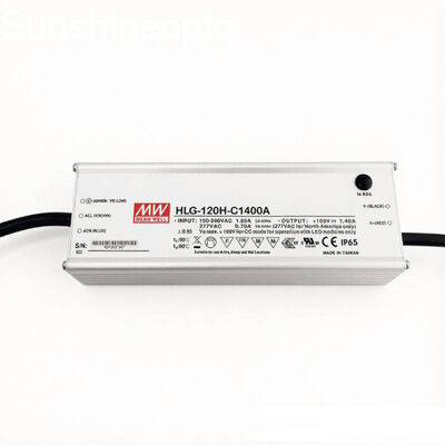Acqua resistente 120W Meanwell Driver Fornitore di corrente costante LED con custodia in alluminio
