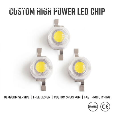 3W High Power Bridgelux LED Chip 240lm 6000K?? 6500K Emittente LED bianco per illuminazione stradale, alluvione e illuminazione industriale OEM LED Manufacturer