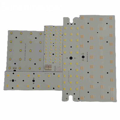 PCB in alluminio del produttore di schede PCB LED SMD personalizzato con dimensione minima del foro in rame da 1 oz 0,2 mm