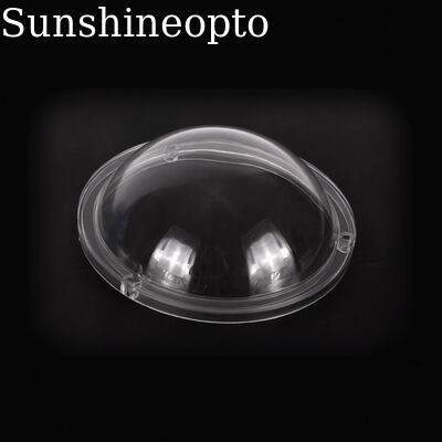 Lente per luce ad alta baia da 142 mm, angolo del fascio di 120 gradi, trasmissione del 91%, copertura in PC con guarnizione